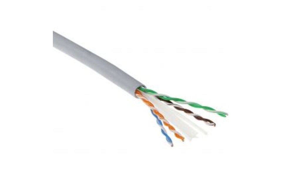 HLW LED Netwerkkabel Cat6 UTP 305m met Stugge Kern - Perfect voor LED toebehoren & Licht snoer