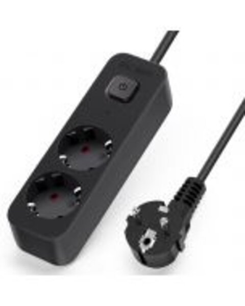 HLW LED Outdoor Splashproof IP44 Power Strip - 4 Sockets with Grounding, ideal for LED accessories