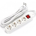 Power Strip with Switch 3680W - 4 Outlets - Extension Cord 1.5m - LED Accessories