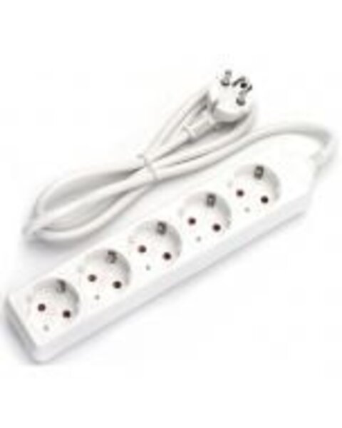 HLW LED Aigi Antris Stekkerdoos met Schakelaar 3680W - 5 Stopcontacten & 5m Verlengsnoer