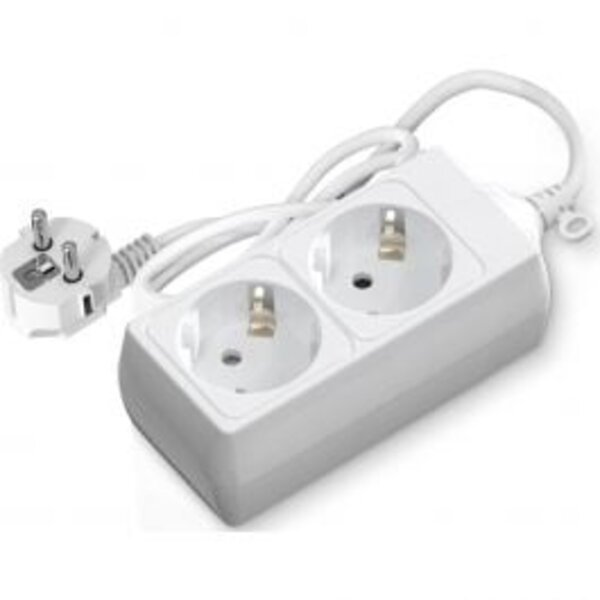 HLW LED Aigi Synci Power Strip 3680W - 2 Outlets & Extension Cord 1.5m - LED Accessories