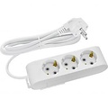 Power Strip Extension Cord 3 Sockets with Grounding – LED Accessories & Light Cord