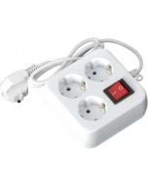 HLW LED Power Strip Extension Cord 3 Sockets with Grounding – LED Accessories & Light Cord
