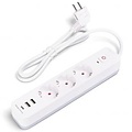 Aigi Power Strip with USB - Extension Cord with 3 Outlets, 2 USB-A & 1 USB-C Aigi Power Strip with USB - Extension Cord with 3 Outlets, 2 USB-A & 1 USB-C