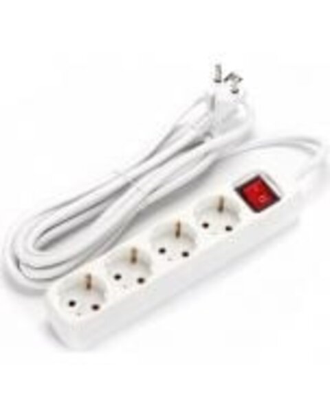 HLW LED Power strip Extension cord 3680W - 5 sockets - Childproof & Fall-proof