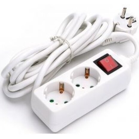Power Strip with Switch 3680W – 5m Extension Cord, LED Accessories & Light Cord