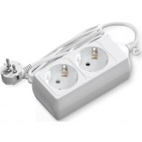 Power Strip Extension Cord 3680W - 2 Outlets - LED Accessories