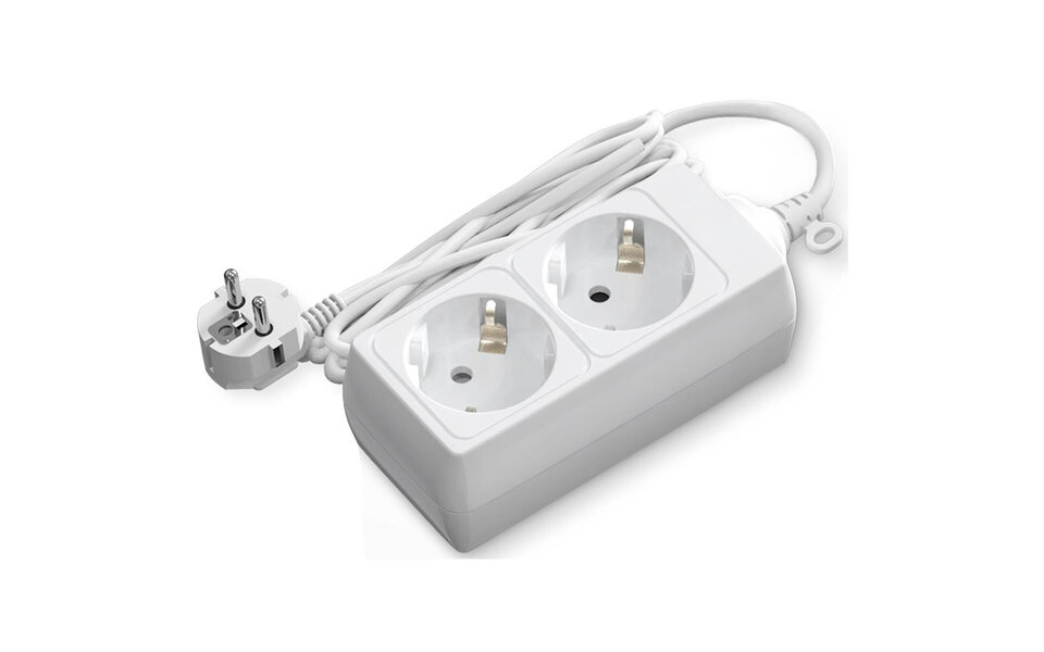 HLW LED Aigi Synci Power Strip Extension Cord 5m - 2 Outlets - 3680W LED Accessories