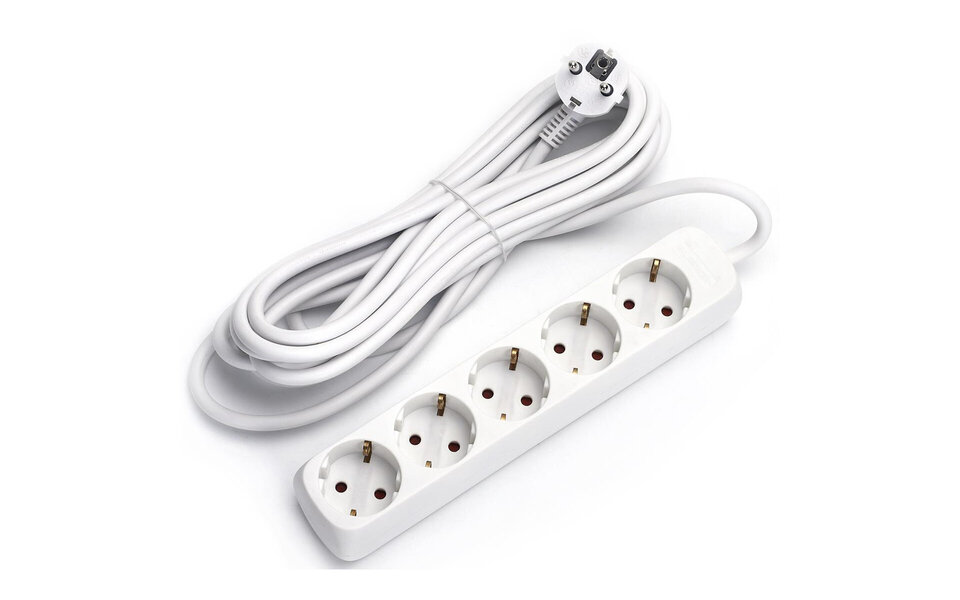 HLW LED Power Strip & Extension Cord 5m - 5 Outlets - 3680W - LED Accessories HLW LED Power Strip & Extension Cord 5m - 5 Outlets - 3680W - LED Accessories