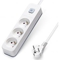 Power strip with switch 2300W - Extension cord 1.5m, 3 sockets - LED accessories & light cord Power strip with switch 2300W - Extension cord 1.5m, 3 sockets - LED accessories & light cord