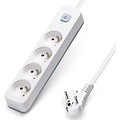 Aigi Anzim Power Strip with Switch - 2300W LED Extension Cord with 4 Outlets, 3 Meters Aigi Anzim Power Strip with Switch - 2300W LED Extension Cord with 4 Outlets, 3 Meters