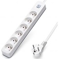 Aigi Anzim Power Strip with Switch - 6 Outlets, 3m Extension Cord, 2300W LED Accessories