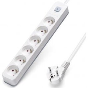 Power Strip with Switch & 3m Extension Cord - 2300W LED Accessories