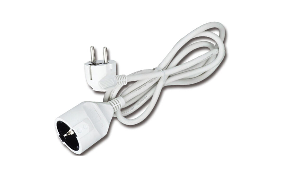 HLW LED Aigi Gamon Extension Cord 5m White - 3680W LED Accessories & Light Cord HLW LED Aigi Gamon Extension Cord 5m White - 3680W LED Accessories & Light Cord