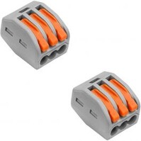 Lasklem Set 2 Stuks - 3 Polig voor LED Toebehoren