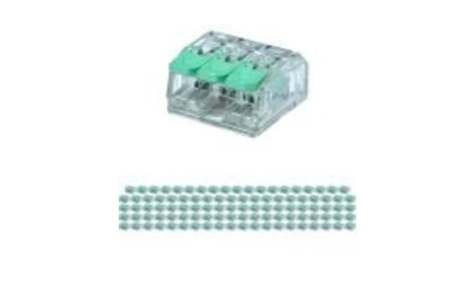 HLW LED Lasklem Set 2 Stuks - 3 Polig met Klemmetjes voor LED Toebehoren HLW LED Lasklem Set 2 Stuks - 3 Polig met Klemmetjes voor LED Toebehoren