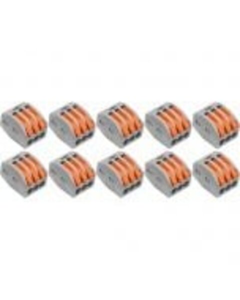 WAGO WAGO Welding Clamp Set 2 Pieces - 2-Pole with Clamps, Ideal for LED Accessories