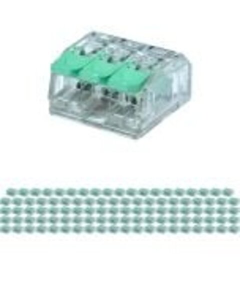 HLW LED Splice Clip Set 2 Pieces - 5-Pole with Clips for LED Accessories, Gray/Orange