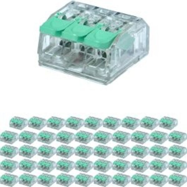 HLW LED Lasklem 3-polig Groen - 50 Stuks met Klemmetjes | Betrouwbaar LED Toebehoren