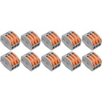 Lasklem Set 10 Stuks - 3 Polig voor LED Toebehoren