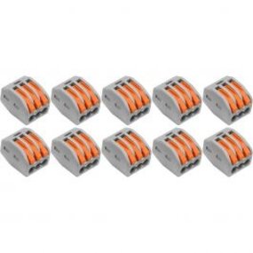 Welding Clamp Set 10 Pieces - 3-Pole for LED Accessories