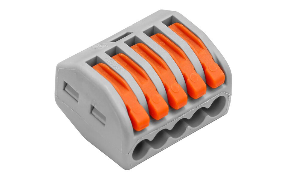 HLW LED Lasklem Set 10 Stuks 5 Polig - Compact LED Toebehoren met Klemmetjes