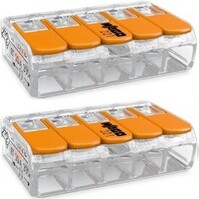 WAGO Lasklem Set 2 Stuks 5-polig - Ideaal voor LED toebehoren