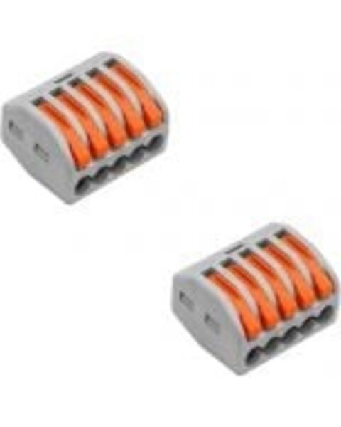 WAGO WAGO Lasklem Set 10 Stuks 3-polig Oranje - Betrouwbaar LED Toebehoren
