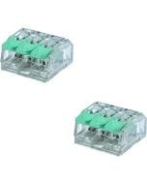 WAGO WAGO 5-polige Lasklem Set 50 Stuks Oranje - Ideaal voor LED Toebehoren