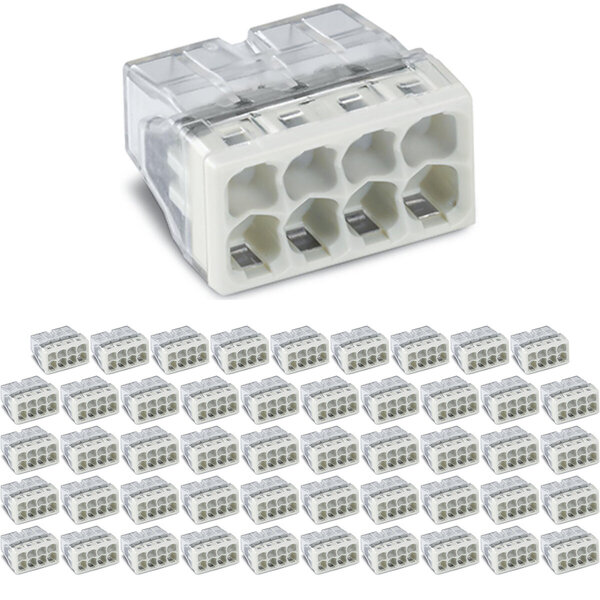 WAGO WAGO 8-pole 0.5-2.5mm² white crimp terminal - LED accessories - 50 pieces
