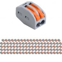 Lasklem 2-polig - 100 stuks | LED toebehoren Lasklem 2-polig - 100 stuks | LED toebehoren