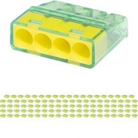 4-pole solder terminal Yellow Vintex - LED accessories 0.2-2.5 mm²