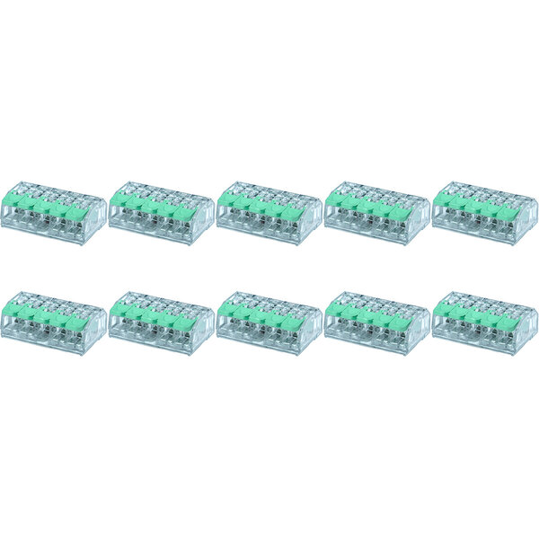 HLW LED Lasklem Slim Set 10 Stuks - 5 Polig met Klemmetjes, Ideaal voor LED Toebehoren