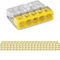 WAGO Lasklem 5-polig - 0.5-2.5mm² - LED toebehoren - 100 stuks