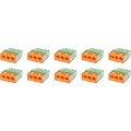 Vintex 3-pole Orange Splice Connector 0.2-2.5 mm² - LED Accessories - 10 Pieces
