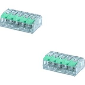 Slim Set 2-Piece Solder Terminal - 5-Pole LED Accessories Green