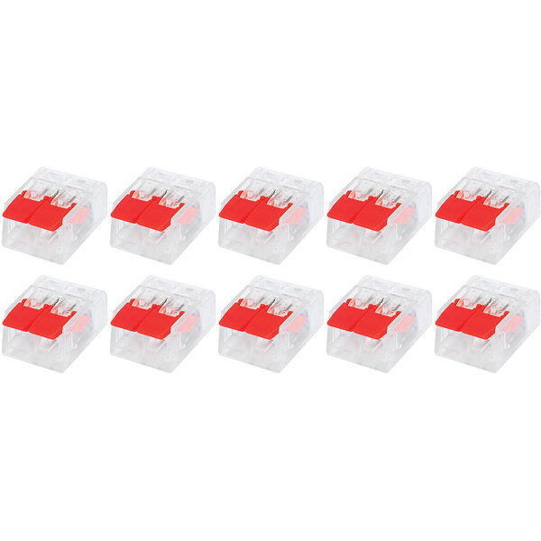 HLW LED Lasklem Slim Set 10 Stuks - 2 Polig met Klemmetjes - Ideaal LED Toebehoren