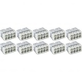 WAGO 8-pole Splice Terminal 0.5-2.5mm² White - 10 Pieces Transparent LED Accessories WAGO 8-pole Splice Terminal 0.5-2.5mm² White - 10 Pieces Transparent LED Accessories