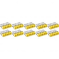 WAGO 5-polige Lasklem 0.5-2.5mm² Geel - 10 Stuks voor LED Toebehoren