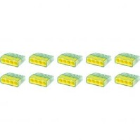 Lasklem 4-polig Geel - Vintex | LED Toebehoren 10 Stuks