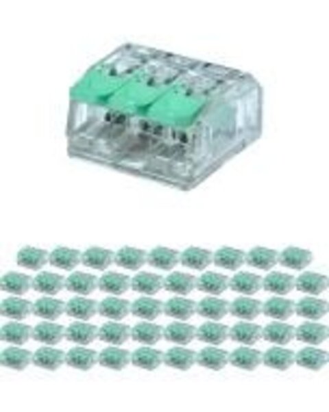 HLW LED 4-pole solder terminal Yellow 0.2-2.5 mm² - 500 pieces | LED Accessories Vintex