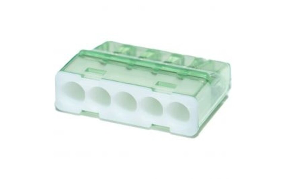 HLW LED Vintex 5-polige Lasklem Wit 0.2-2.5 mm² - LED Toebehoren, 500 Stuks