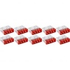 WAGO 4-pole Red Splice Connector - 10 Pieces LED Accessories