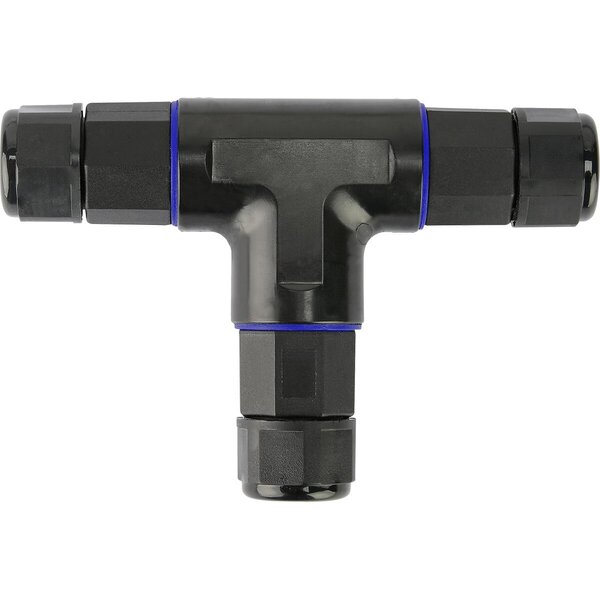 HLW LED Waterproof IP68 T Connector Cable Connector for Light Cord and LED Accessories
