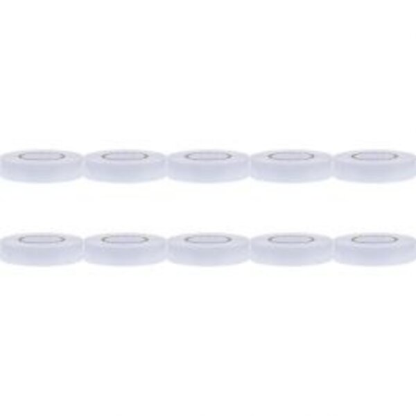 HLW LED Isolatietape 10 Pack Wit 20mmx18m - Ideaal LED Toebehoren voor Kabels