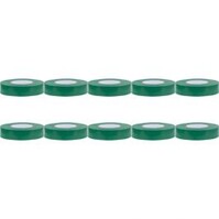 Isolatietape 10 Pack Groen 20mmx18m - Perfect LED Toebehoren