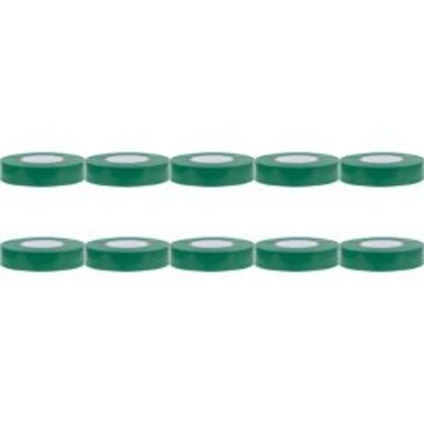 HLW LED Insulation Tape 10 Pack Green 20mmx18m – Durable and Versatile LED Accessories