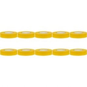 Isolatietape 10 Pack Geel - Perfect LED Toebehoren