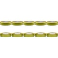 Yurga Insulation Tape 10 Pack Green/Yellow 20mmx20m - Perfect for LED Accessories