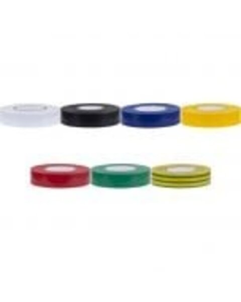 HLW LED Yurga Isolatietape 10 Pack Groen/Geel 20mmx20m - Perfect voor LED Toebehoren